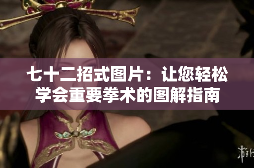 七十二招式图片：让您轻松学会重要拳术的图解指南