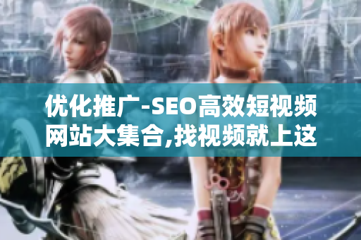 优化推广-SEO高效短视频网站大集合,找视频就上这里!