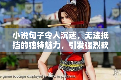 小说句子令人沉迷，无法抵挡的独特魅力，引发强烈欲望！