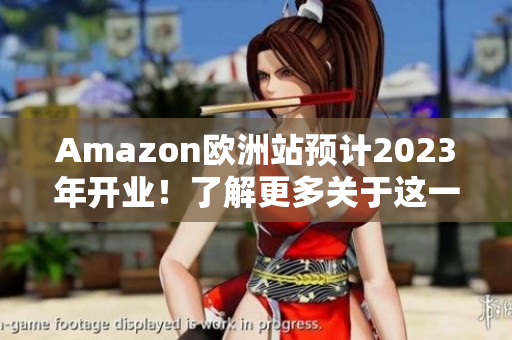 Amazon欧洲站预计2023年开业！了解更多关于这一惊人消息的详细情况