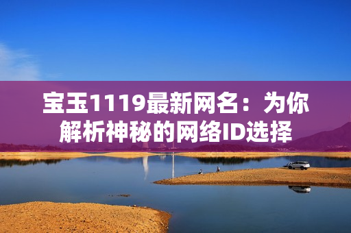 宝玉1119最新网名：为你解析神秘的网络ID选择