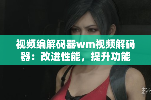 视频编解码器wm视频解码器：改进性能，提升功能