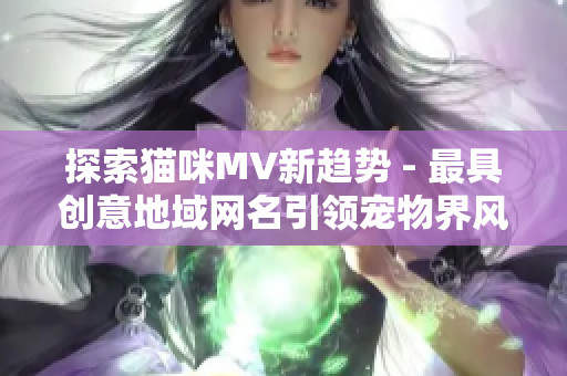 探索猫咪MV新趋势 - 最具创意地域网名引领宠物界风潮