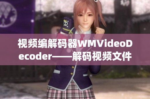 视频编解码器WMVideoDecoder——解码视频文件的工作原理(1)