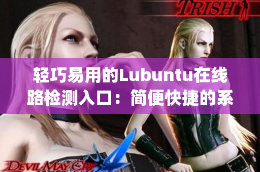 轻巧易用的Lubuntu在线路检测入口：简便快捷的系统监测方案(1)