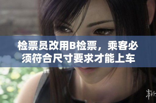 检票员改用B检票，乘客必须符合尺寸要求才能上车