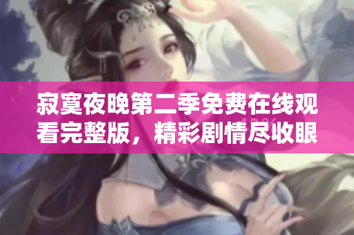 寂寞夜晚第二季免费在线观看完整版，精彩剧情尽收眼底