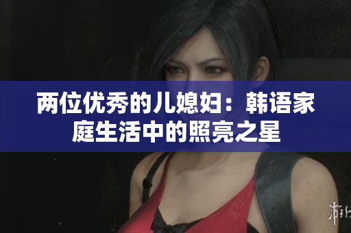两位优秀的儿媳妇：韩语家庭生活中的照亮之星